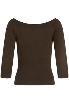 Capucine Knit Top - Khaki Green