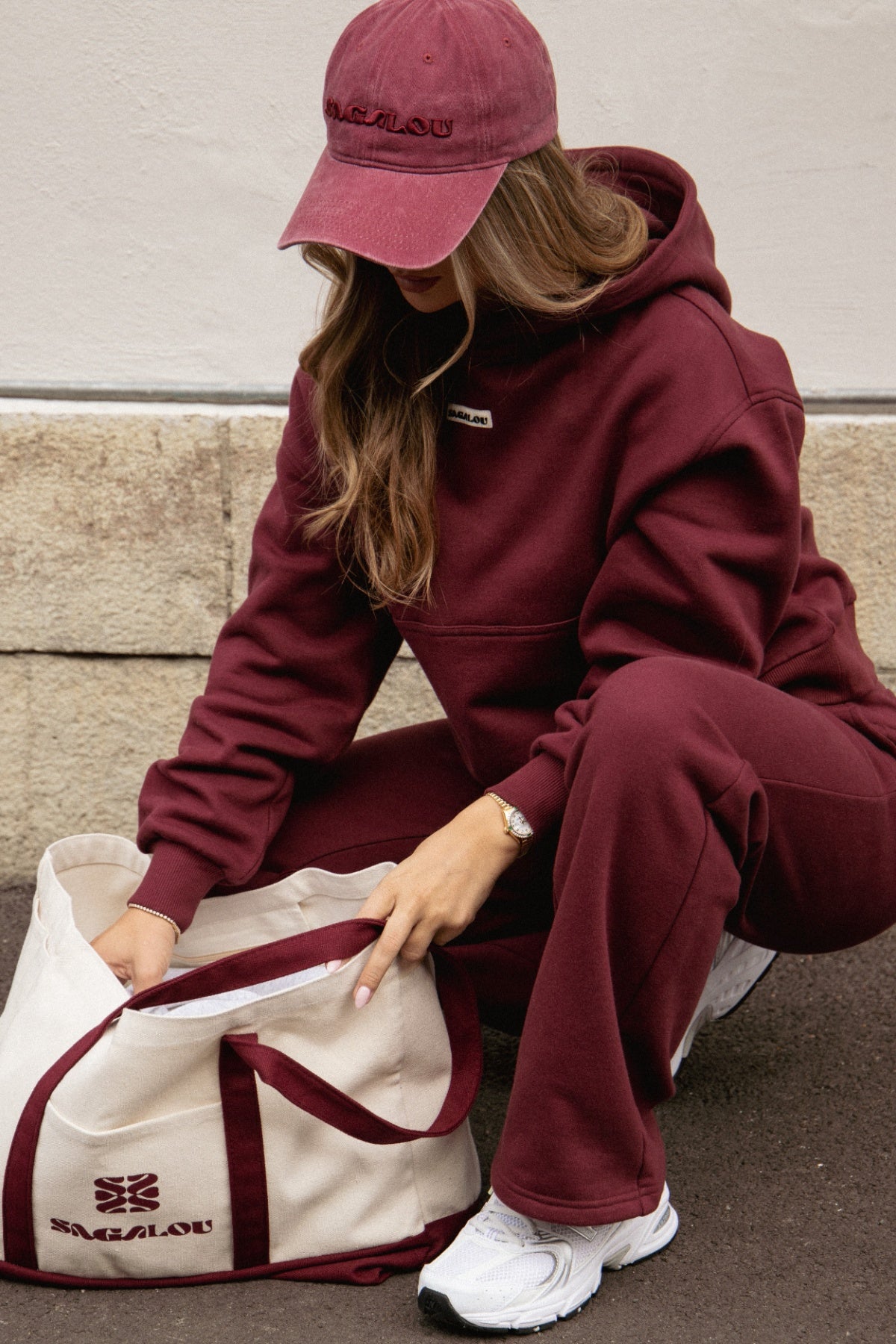BadHairday Cap - Burgundy