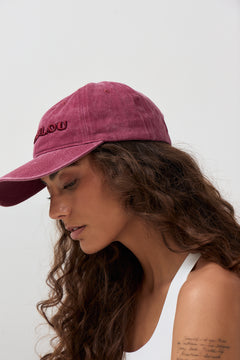 BadHairday Cap - Burgundy