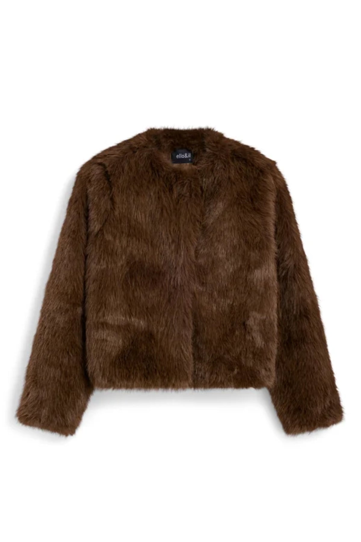 Tora Fake Fur Jacket - Brown