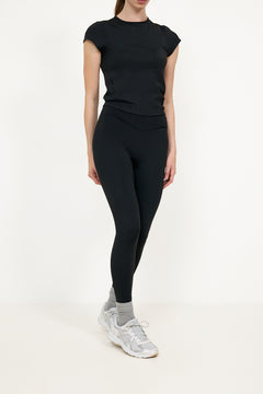 Sabina Wrap Leggings - Black