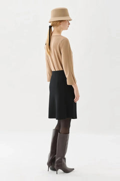 Lucky Flare Skirt - Black
