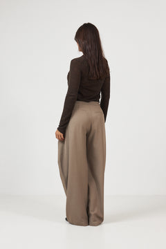 Zanya Structure Pants - Taupe