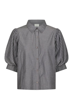 Etta Stripe B Shirt - Dark Grey