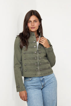 Sivena Denim Jacket - Army