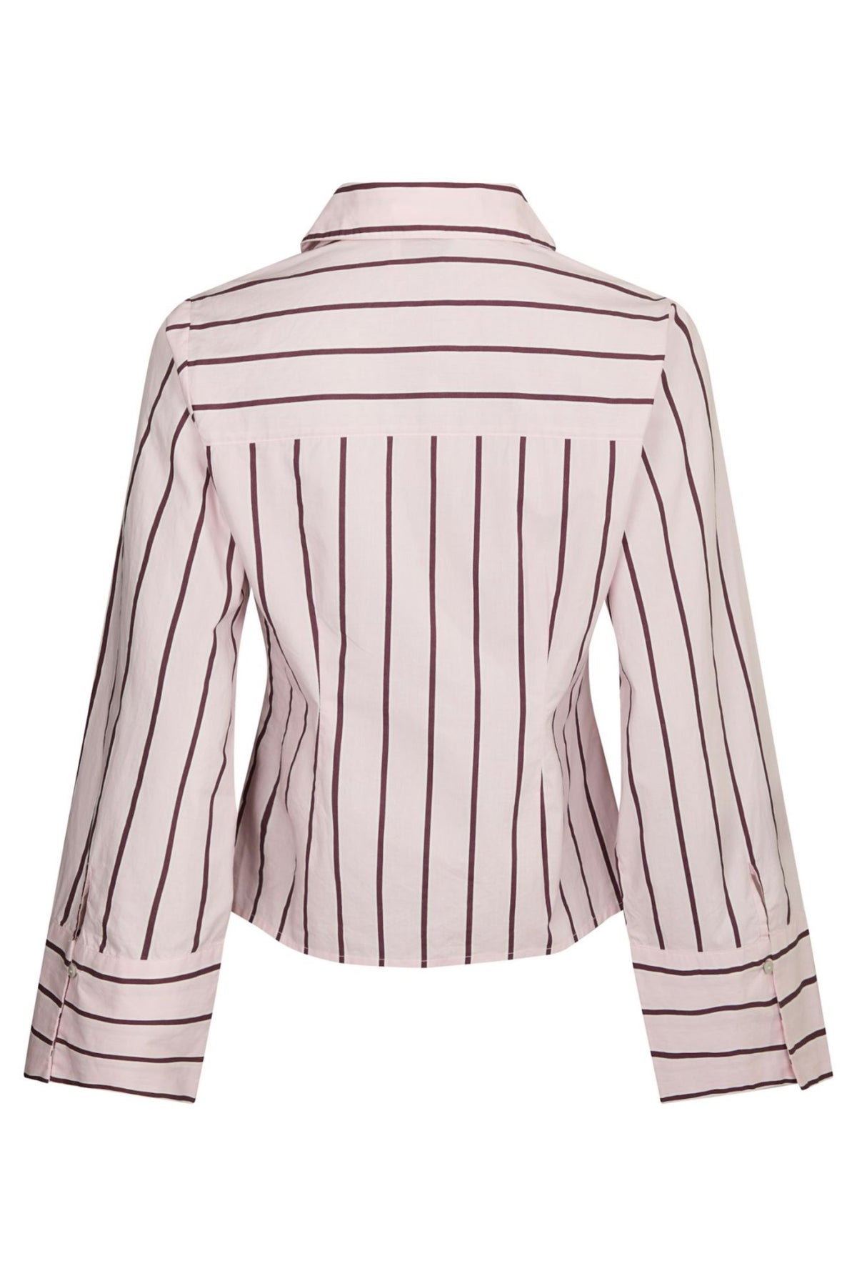 Rosa Wide Stripe Shirt – Ljusrosa