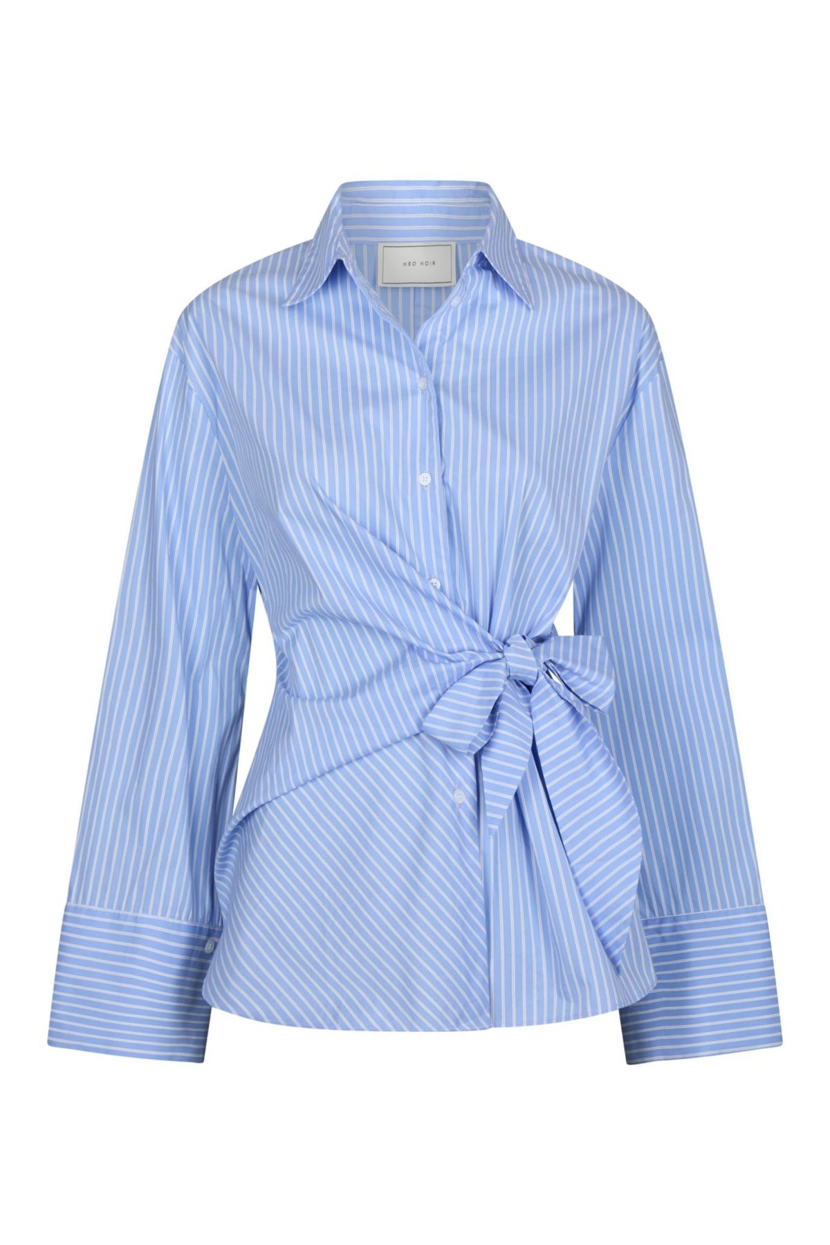 Helisa Stripe Shirt - Ljusblå