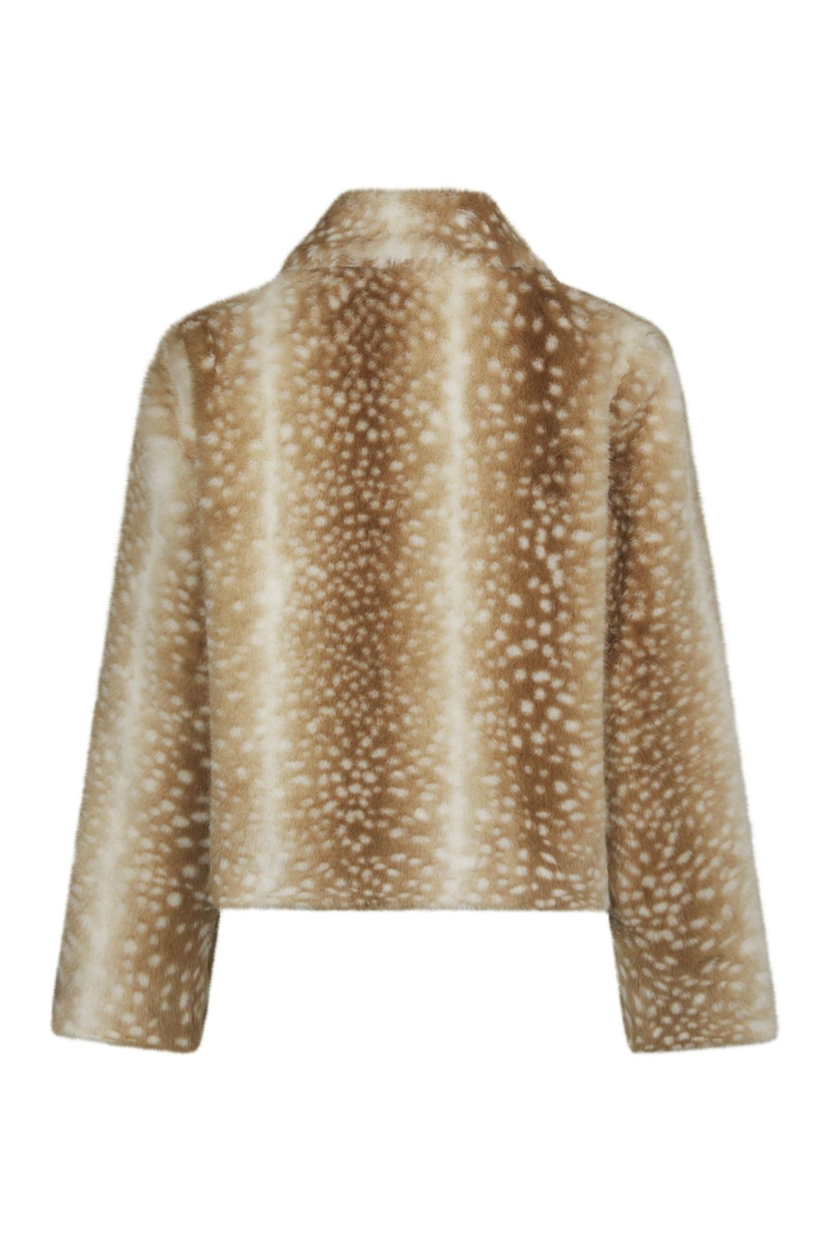 Camina Faux Fur Jacket - Beige
