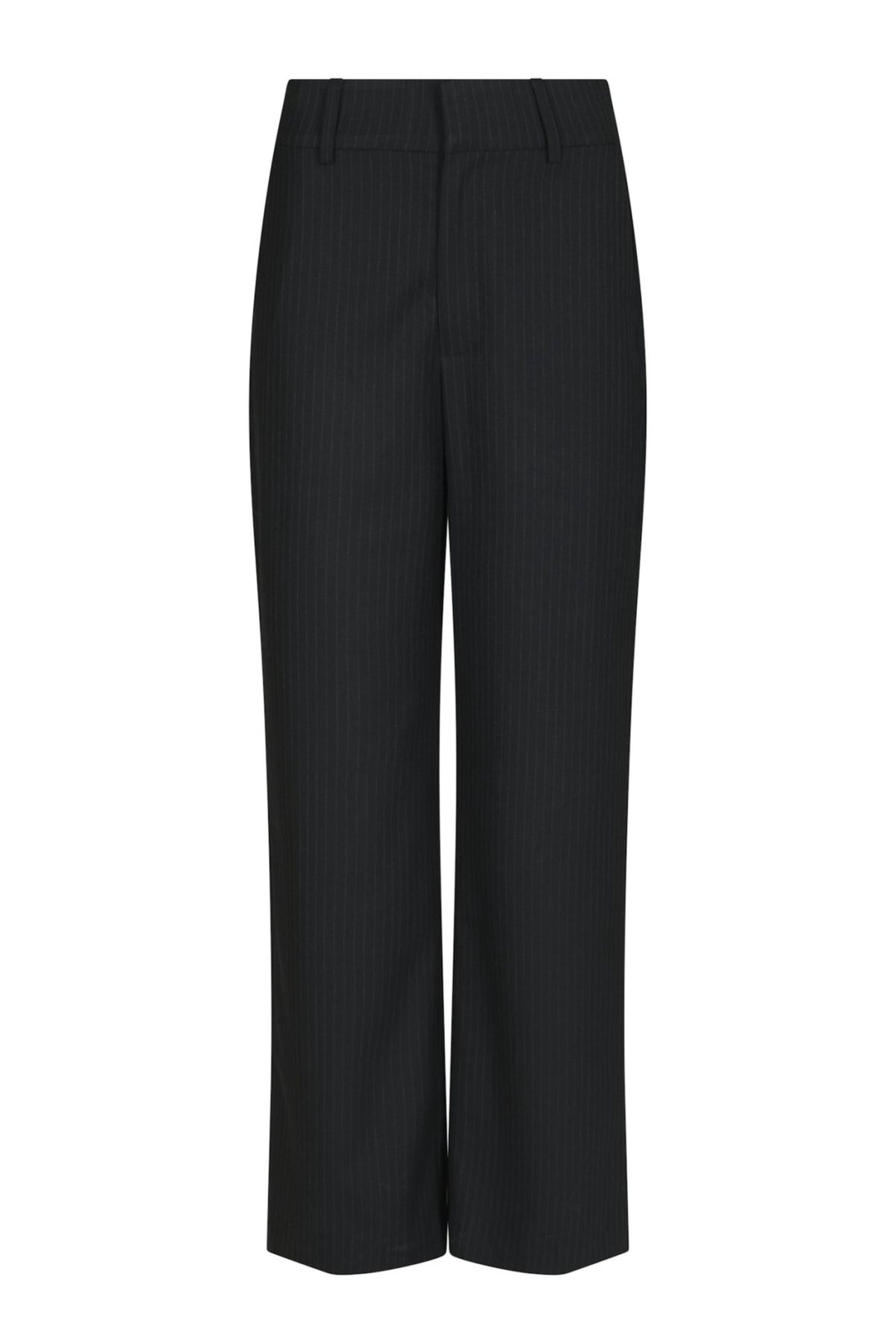 Nathalie Slim Pinstripe Pants - Dark Navy