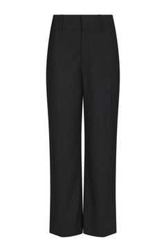 Nathalie Slim Pinstripe Pants - Dark Navy
