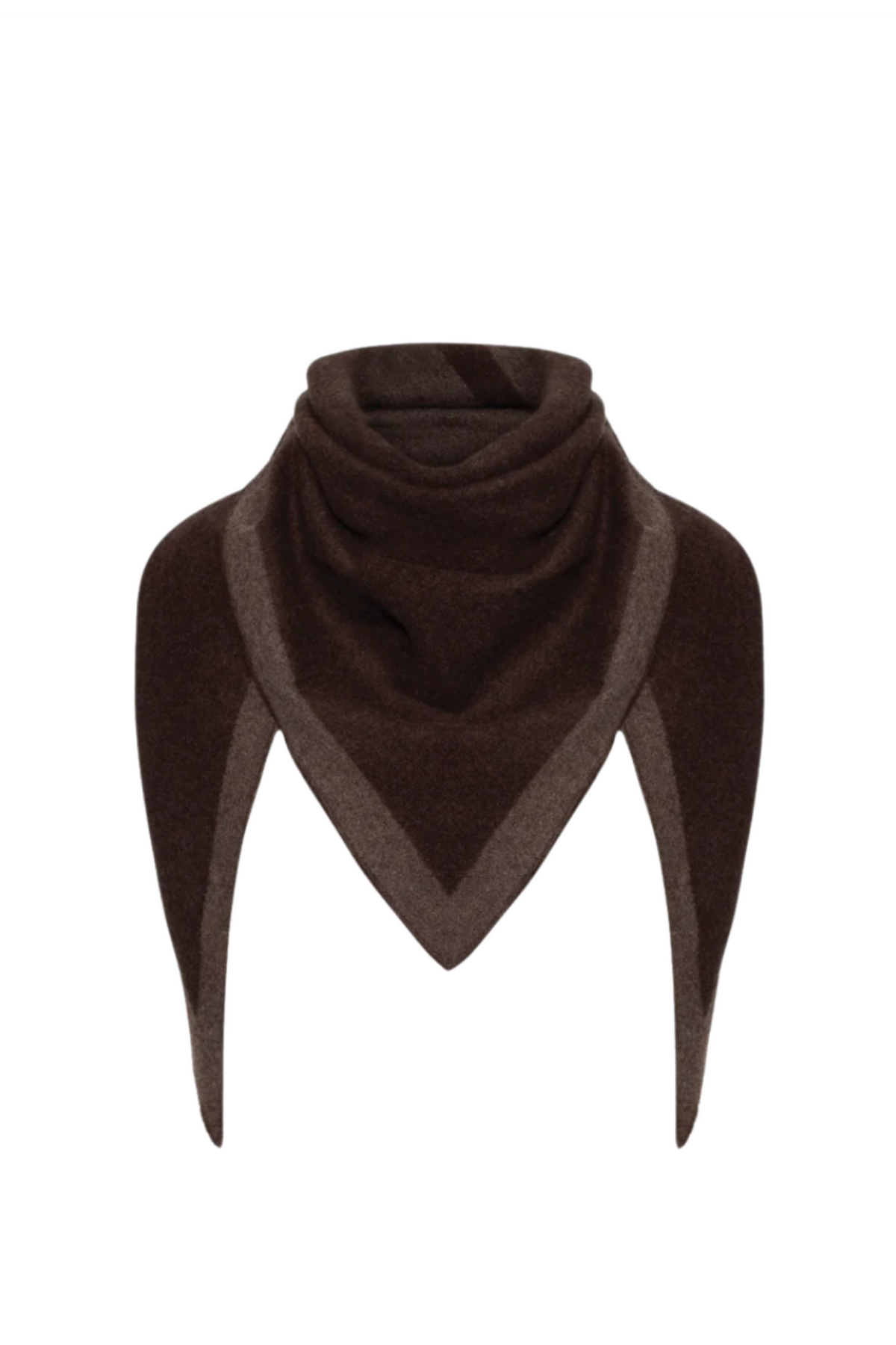 Envelope1976 Triangle Scarf - Tobacco / Cacao