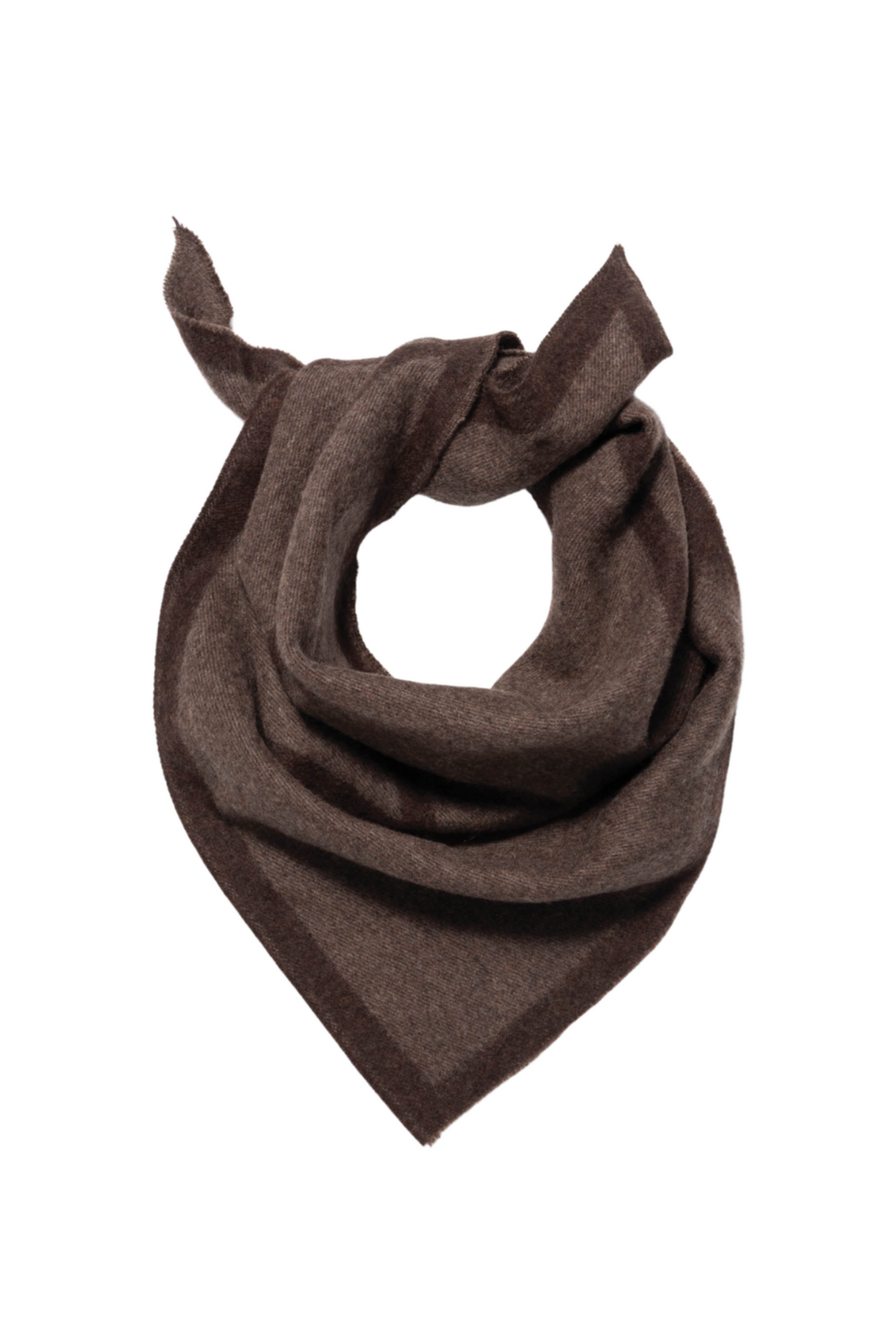 Envelope1976 Triangle Scarf - Tobacco / Cacao
