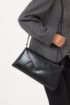 Onyx Clucth - Black Croc