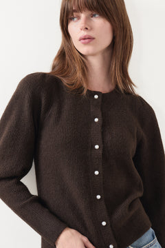 Nuna Knit Cardigan - Brown
