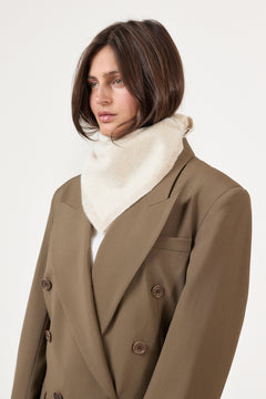 Triangle Scarf Small - Cream/Light Beige