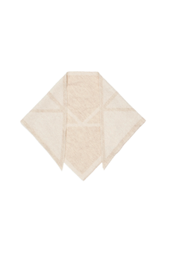 Triangle Scarf Small - Cream/Light Beige