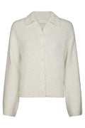 Ramera Fluffy Knit Kofta - Off White