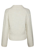 Ramera Fluffy Knit Kofta - Off White