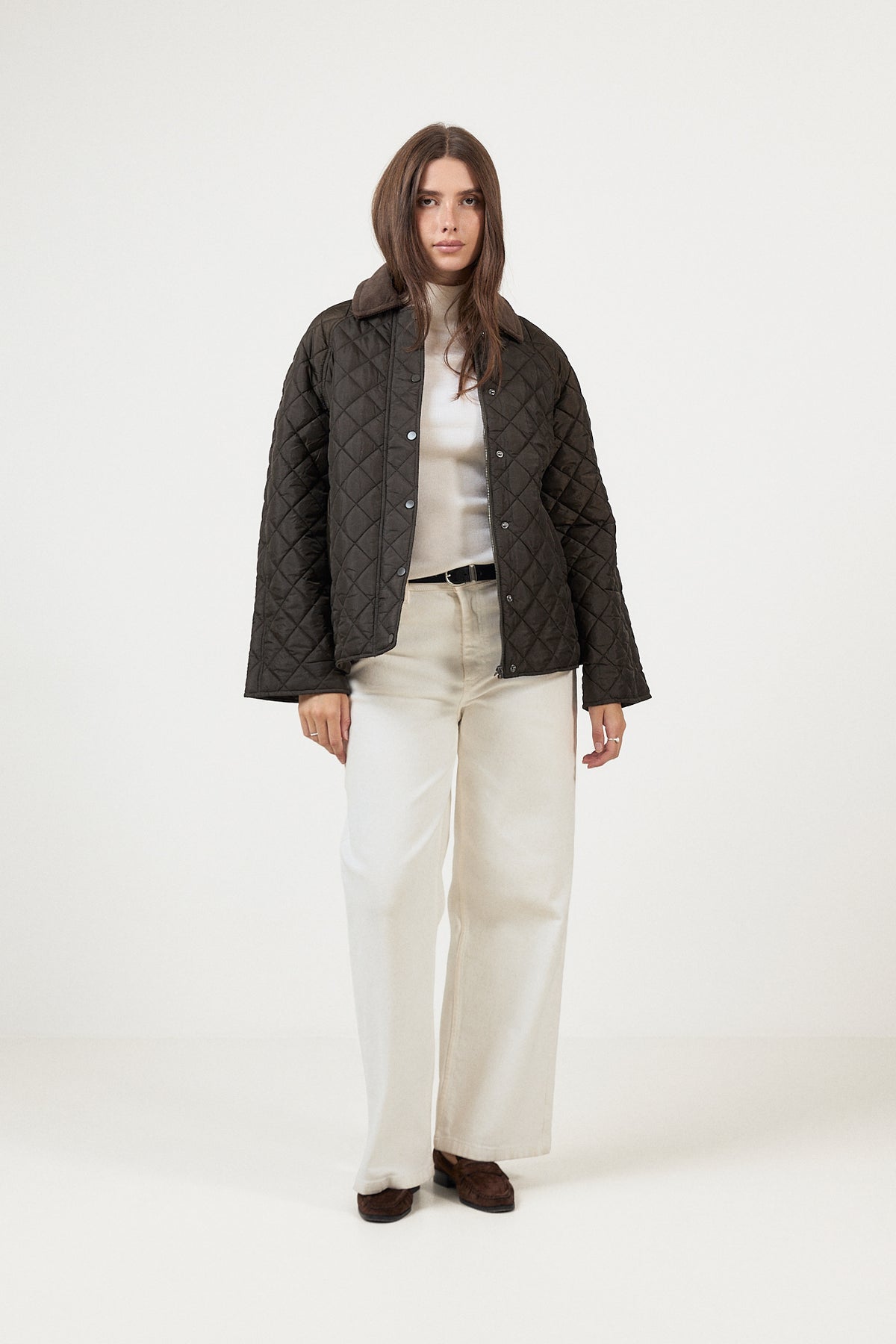Iva Quilt Jacket - Khaki