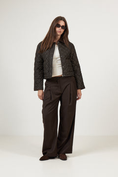 Kanya Quilt Jacket - Khaki
