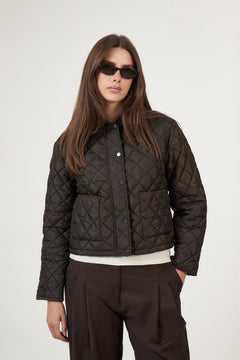 Kanya Quilt Jacket - Khaki
