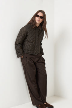 Kanya Quilt Jacket - Khaki