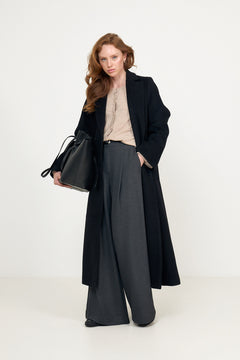 Marit Wool Coat - Black