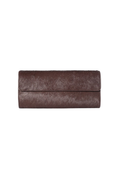Cavalier Clutch - Dark Brown