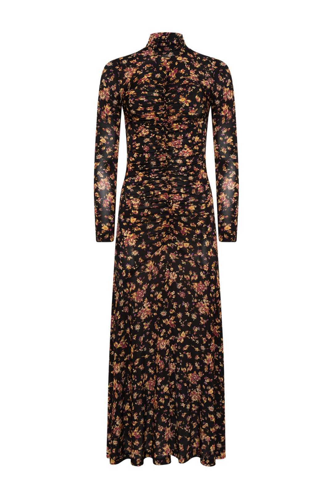 Ida Ls Jersey Dress - Noir Floral