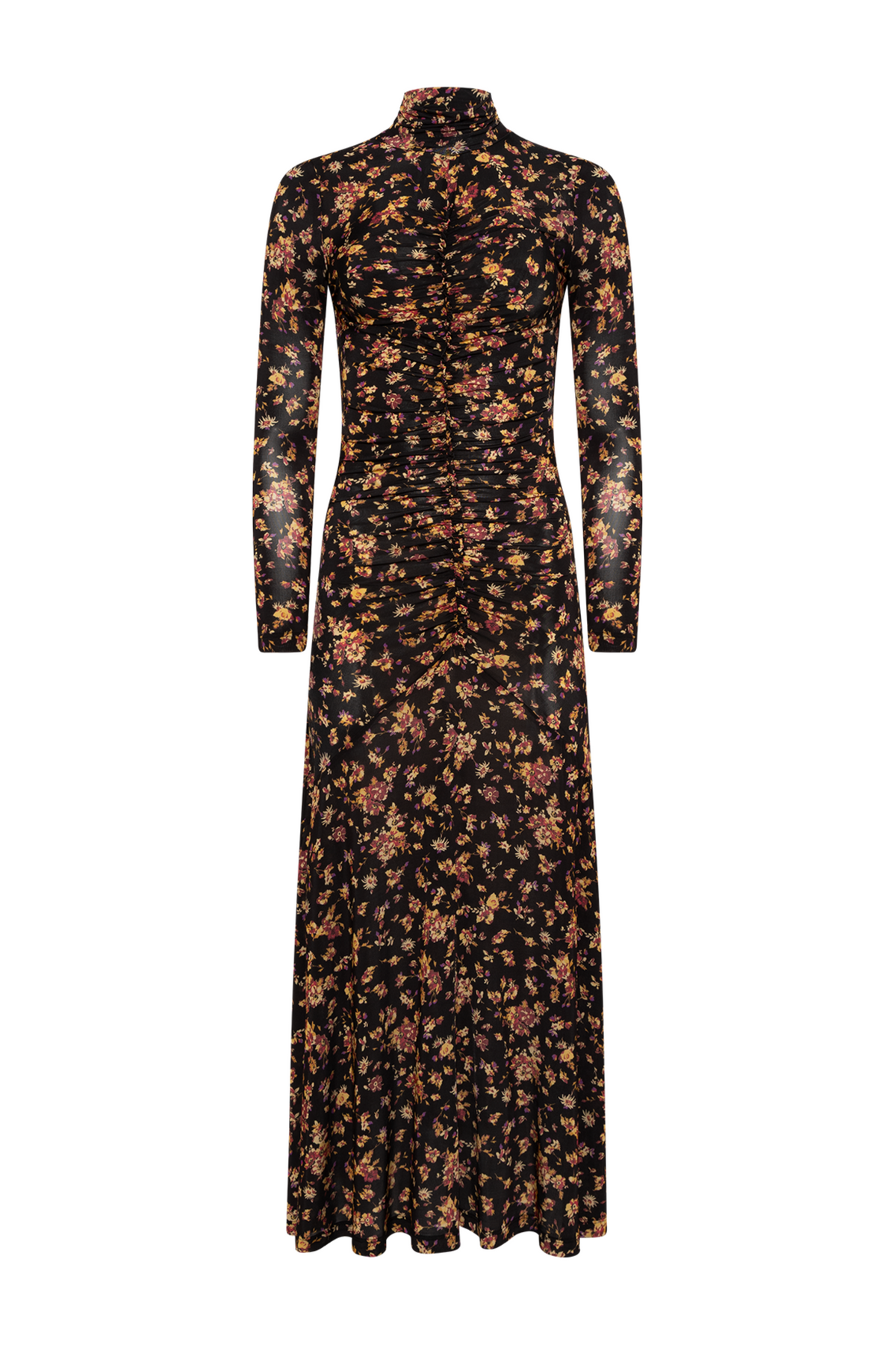 Ida Ls Jersey Dress - Noir Floral