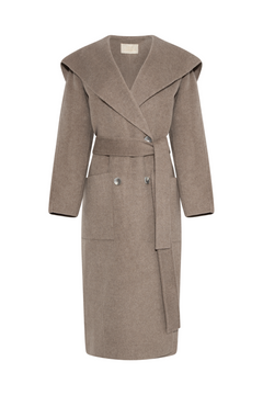 Rory Wool Coat - Dove Melange