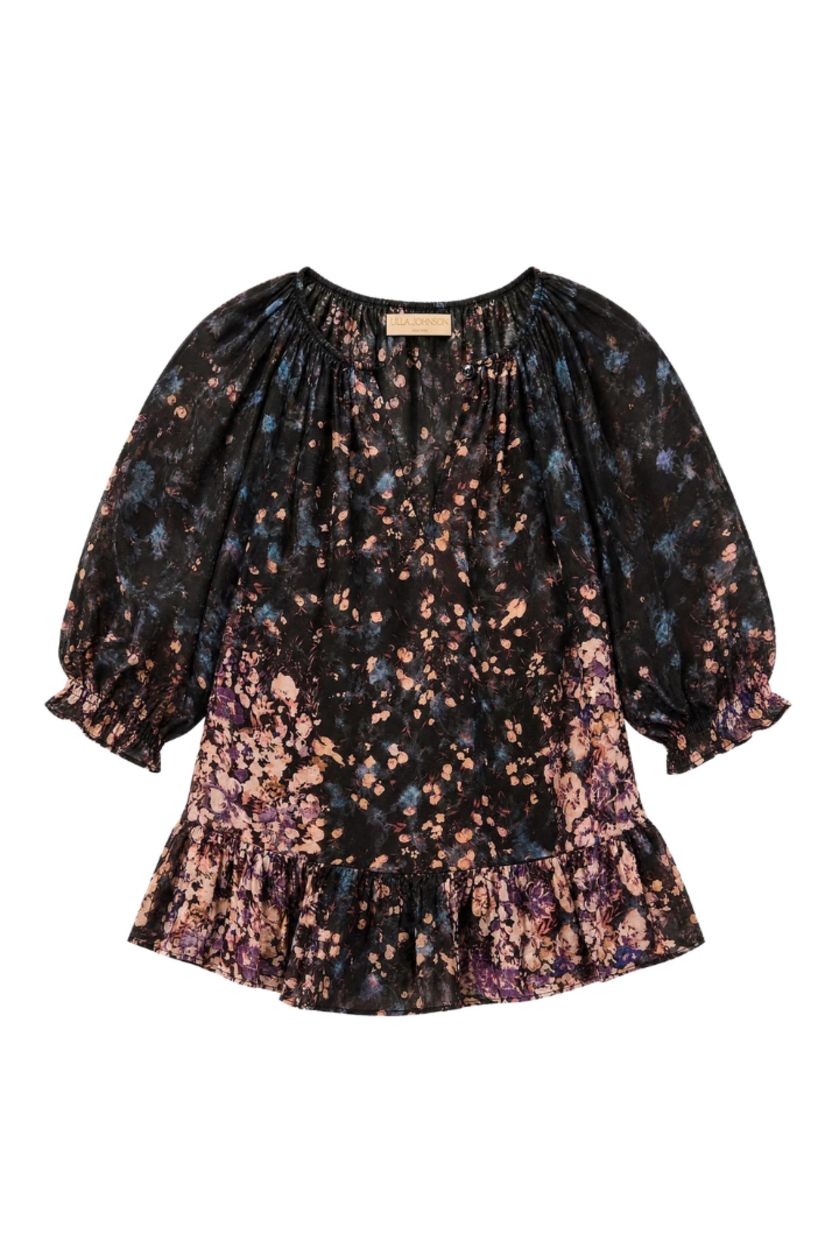 Elise Ss Silk Blouse - Eclipse
