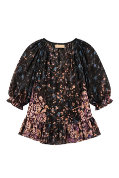 Elise Ss Silk Blouse - Eclipse