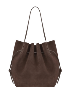 Scallop Tote Suede - Nutmeg