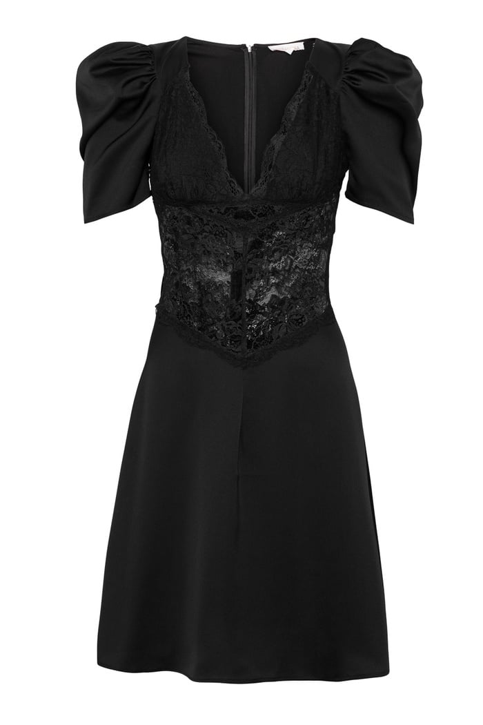 Francis Lace Mini Dress - Svart
