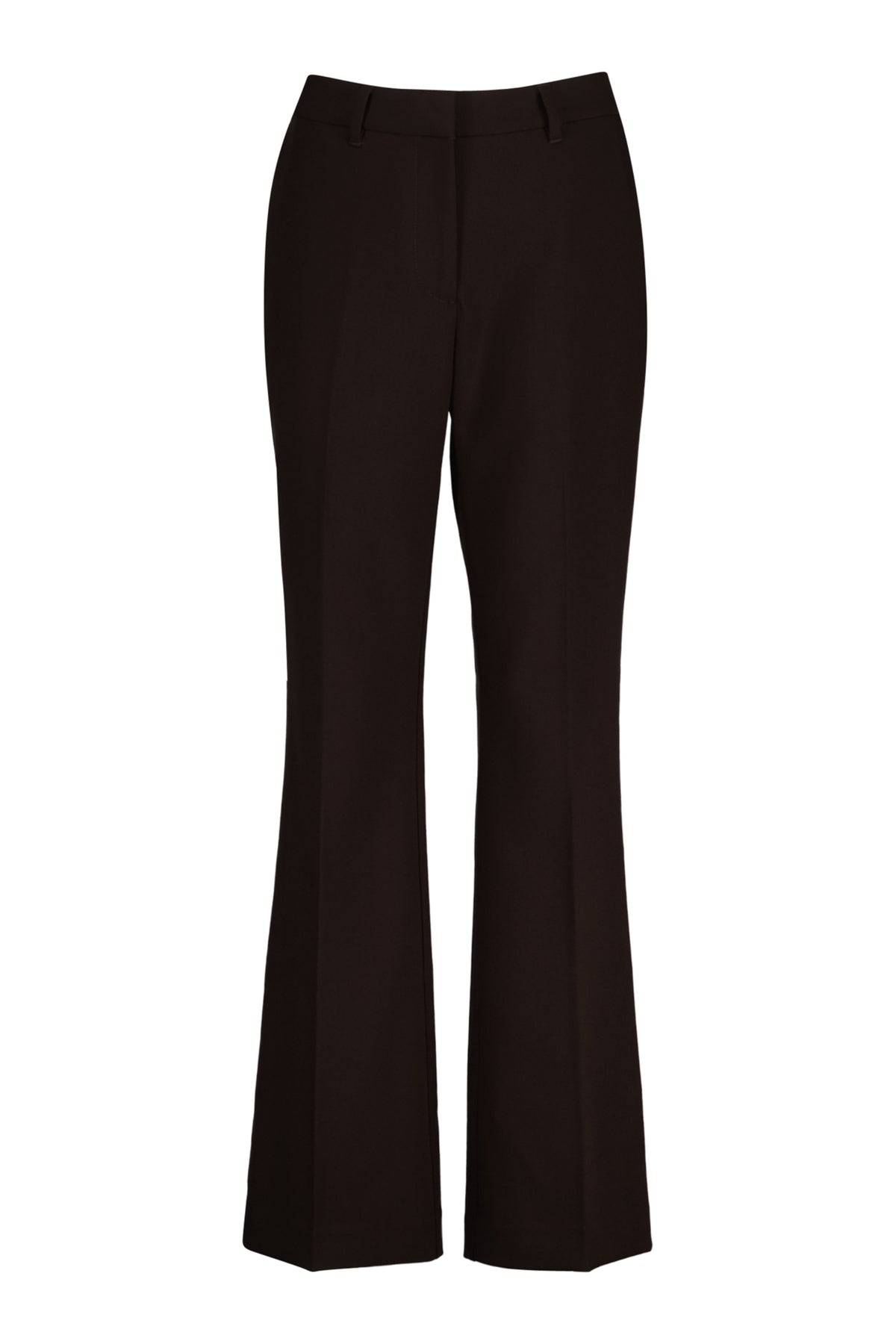 Slim Flare Slack - Deep Brown