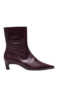 Ambar Läderboots - Rift Burgundy