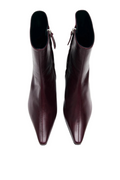 Ambar Läderboots - Rift Burgundy