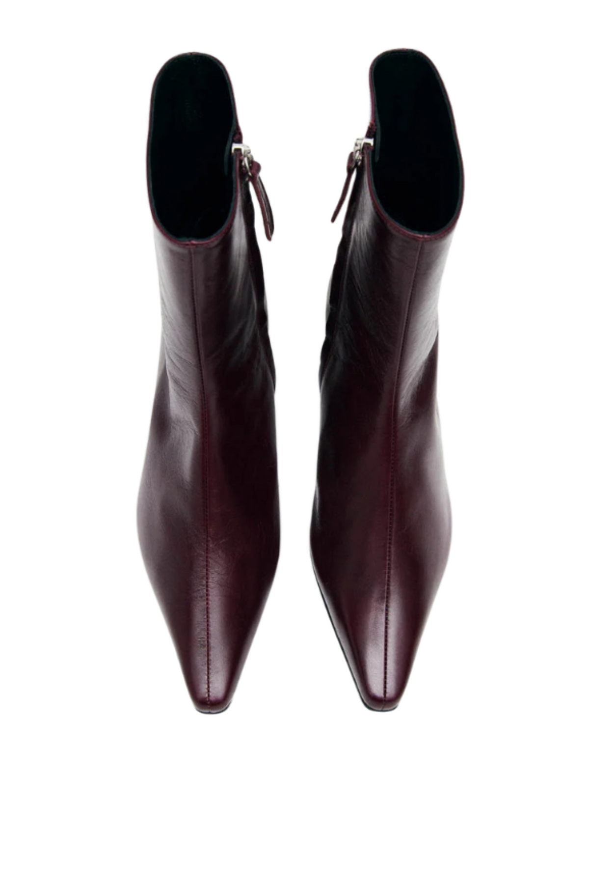 Ambar Läderboots - Rift Burgundy