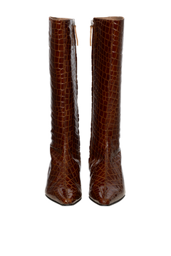 Gema Leather Boots - Alli Brown