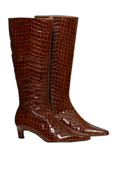 Gema Leather Boots - Alli Brown