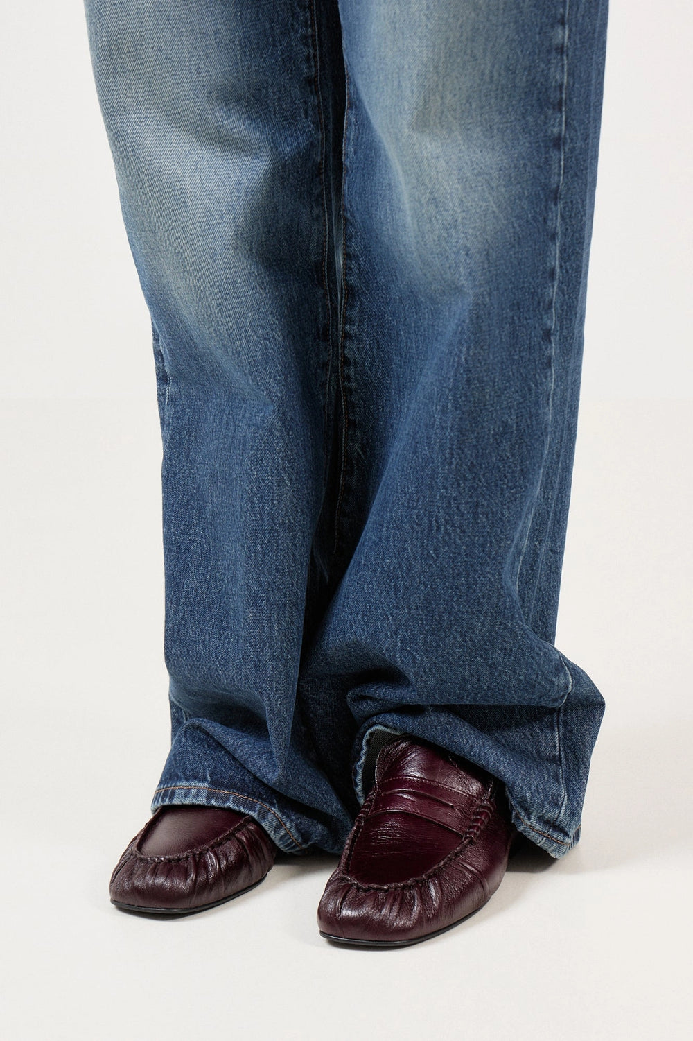 Aven  Leather Loafers - Rift Burgundy