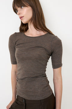 Fangiw T-Shirt - Brown Melange