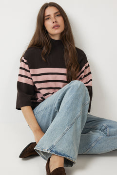 Tildaiw Highneck - Chocolate Tort/Pale Mauve