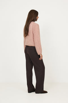 Cadieiw Mel Core Pant - Chocolate Brown Melange