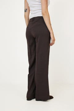 Cadieiw Mel Core Pant - Chocolate Brown Melange