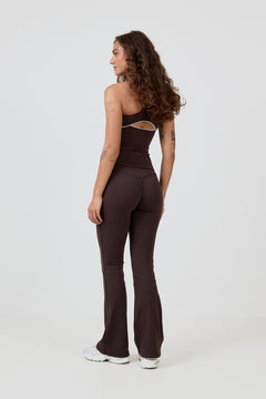 DoubleTrouble Bra Tank - Mocca Brown