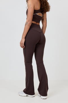 SnatchMe Flare Pant - Mocca Brown
