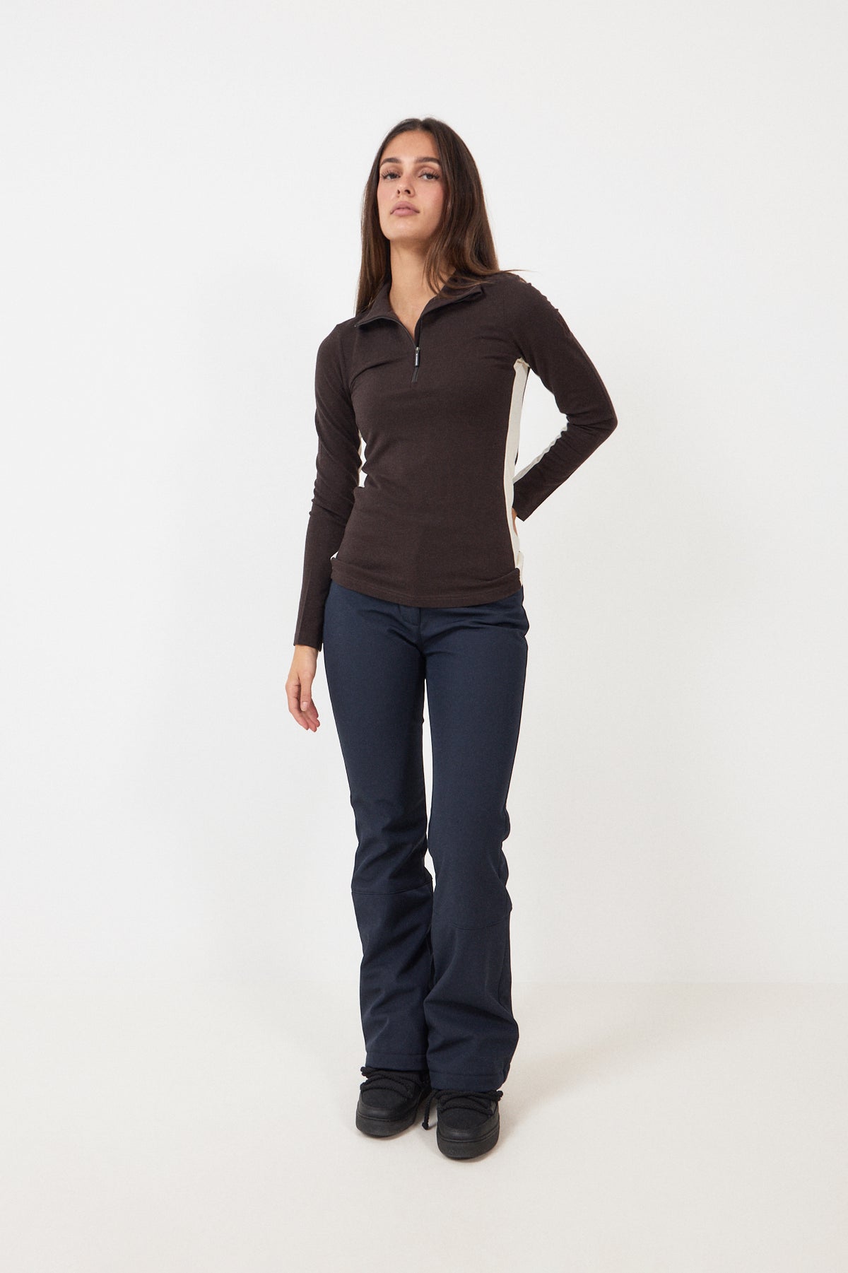 Voss Zipup Women - Brown