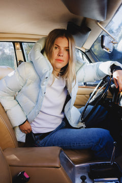 Angelika Down Jacket - Ice Blue